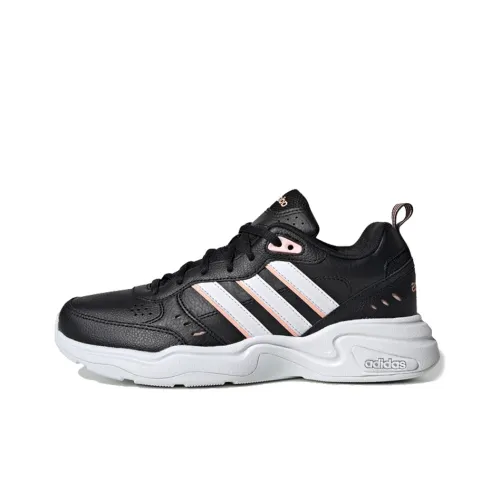 Adidas Neo Strutter Shock Absorbers Slip-resistant Low Top Спортивная Повседневная Обувь Женская Черный Белый Серый