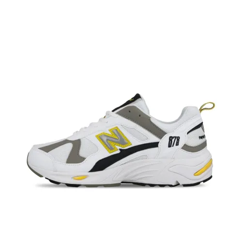 New Balance NB 878 Low Топ Casual Унисекс Белый Серый Желтый