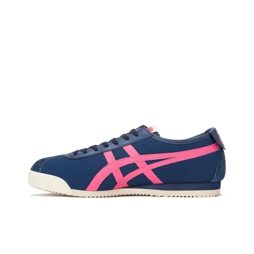 Onitsuka Tiger LimberLimber Nm Амортизаторы Slip-resistant Низкий Топ Casual Унисекс Синий Розовый