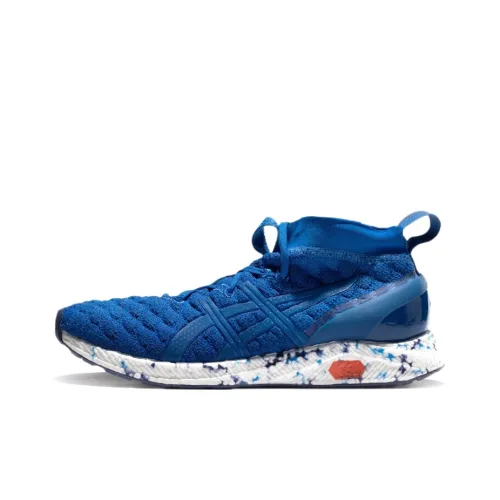 Asics Hypergel Kan Устойчивый к истиранию Низкий Топ Casual Мужской Синий