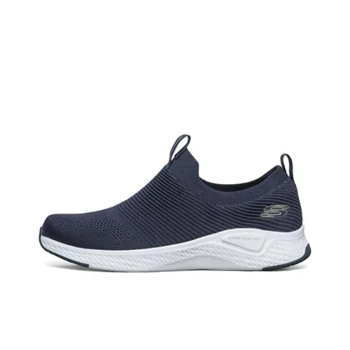 Skechers Solar Fuse Дышащий и Легкий Низкий Топ Повседневная Обувь Мужская Морской Синий