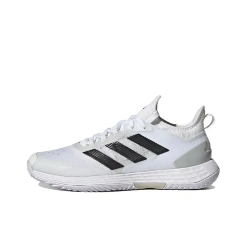 Adidas ADIZERO UBERSONIC 4,1 Противоскользящие Низкие Кроссовки для тенниса Мужские Белый Черный