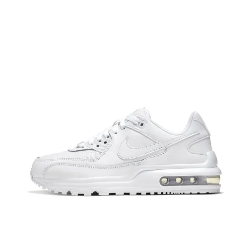 Nike Air Max Wright Амортизаторы Slip-resistant Abrasion-resistant Низкий топ Повседневная обувь GS Pure White