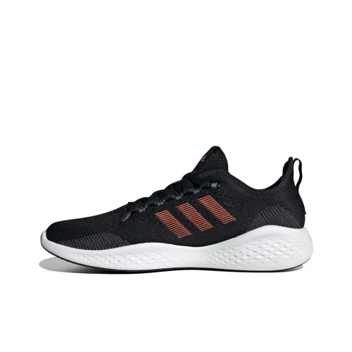 Adidas Fluidflow 2,0 Амортизация и Дышащий Низкий Топ Casual Мужской Черный Серый Красный