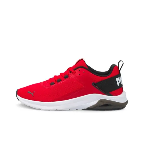PUMA ELECTRON E TRAINERS Низкий топ Повседневная обувь Мужская Красный Черный