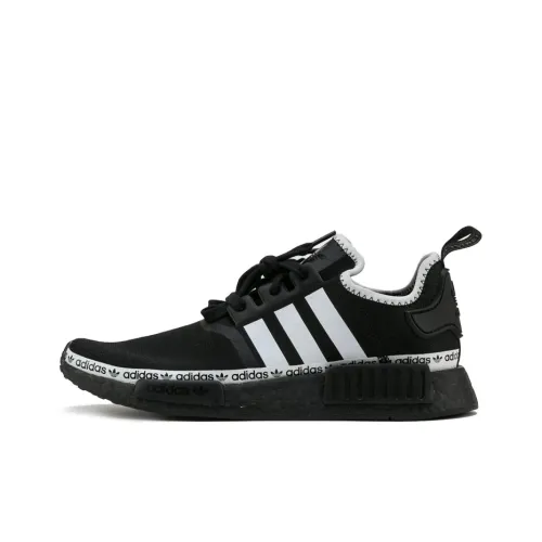 Adidas Originals NMD_R1 Амортизирующие шоки Slip-resistant Low Top Casual Унисекс Черный
