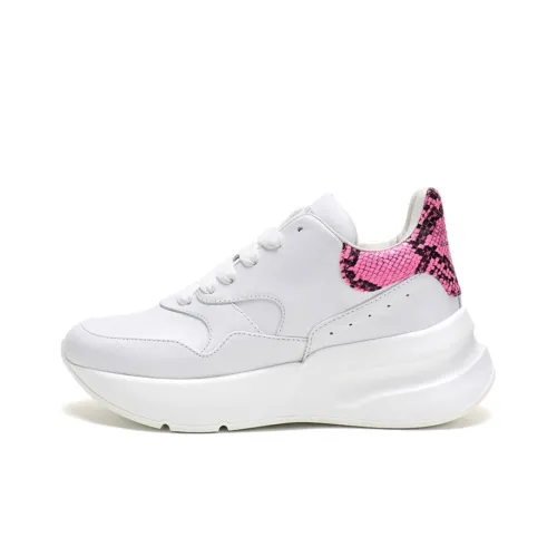 Alexander McQueen Sprint Runner Удобная Низкая Повседневная Обувь для Женщин Белая