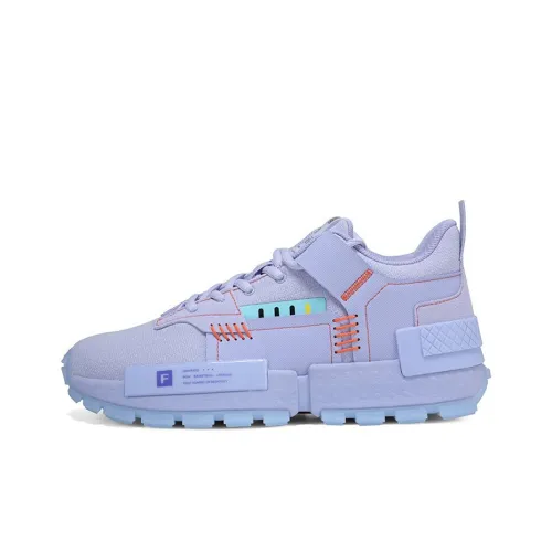 PEAK Баскетбол Культура Амортизация Износостойкий Низкий Топ Спортивная Повседневная Обувь Женская Психоделический Фиолетовый