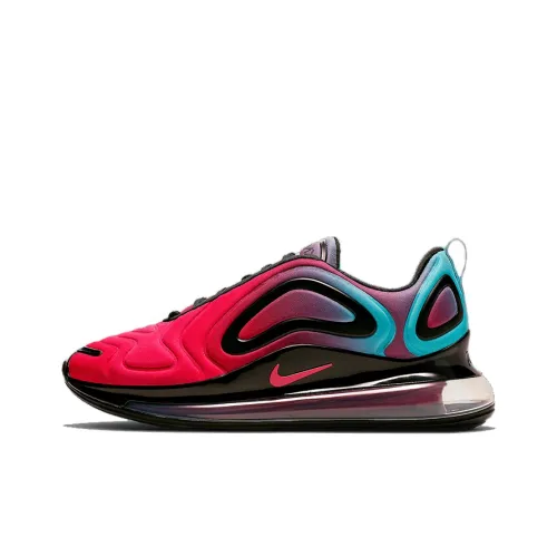 Nike Air Max 720 Low Топ Повседневная обувь Мужская Синий Красный Градиент