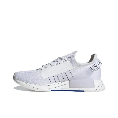 Adidas Originals NMD_R1 V2 Slip-resistant и дышащий низкий топ повседневная обувь унисекс белый синий