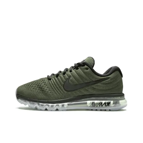 Nike Air Max 2017 Low Топ Casual Унисекс Зеленый Черный