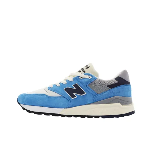J.Crew x New Balance NB 998 Low Топ Повседневная обувь Унисекс Синий Белый
