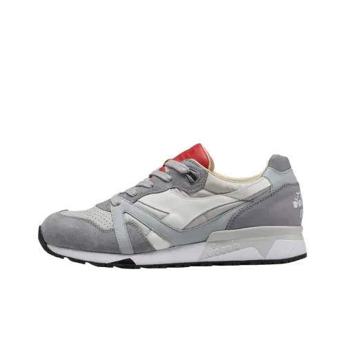 Diadora Slip-resistant Abrasion-resistant Breathable Low-top Casual Unisex Gray Диадора Слип-резистентный Устойчивый к истиранию Дышащий Низкий Топ Повседневный Унисекс Серый