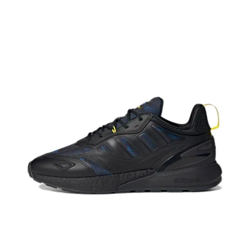 Adidas Originals ZX 2K BOOST 2,0 Slip-resistant Abrasion-resistant Low Top Casual Shoes Unisex Black Blue Adidas Originals ZX 2K BOOST 2,0 Противоскользящий Устойчивый к истиранию Низкий Топ Повседневная Обувь Унисекс Черный Синий