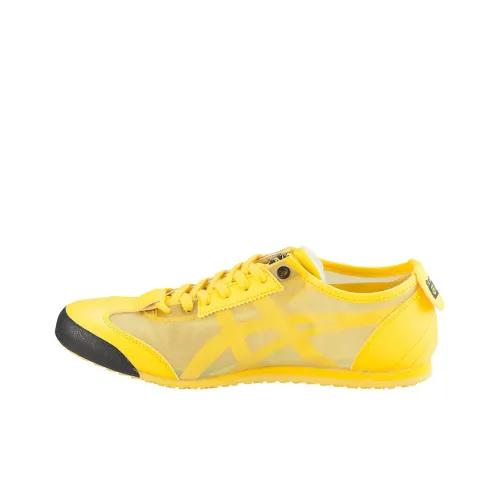 Onitsuka Tiger MEXICO 66 Дышащий и Легкий Низкий Топ Повседневная Обувь Унисекс Тайцзи Желтый
