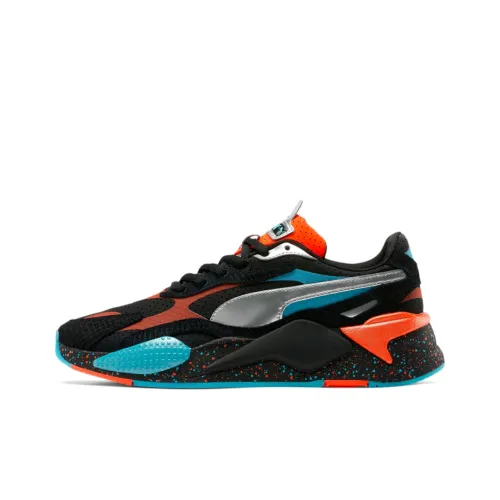PUMA RS X 5E Low Топ Повседневная обувь Унисекс Черный Синий Красный