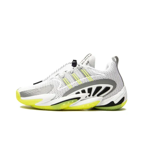 Adidas Originals Crazy BYW X 2,0 Противоскользящий Устойчивый к истиранию Легкий Низкий Топ Casual Мужской Серый Желтый