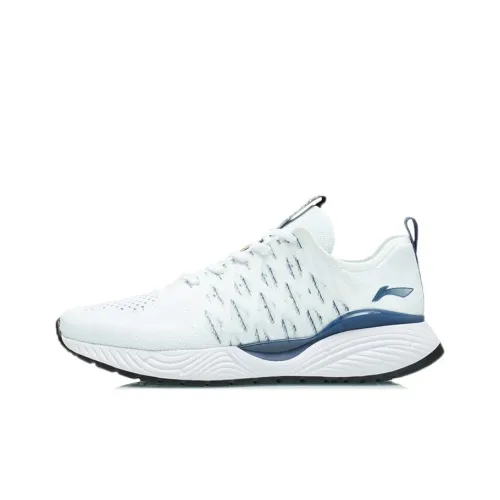 Подкладка амортизирующая противоскользящая износостойкая дышащая и легкая. Низкий топ спортивной повседневной обуви для мужчин белый