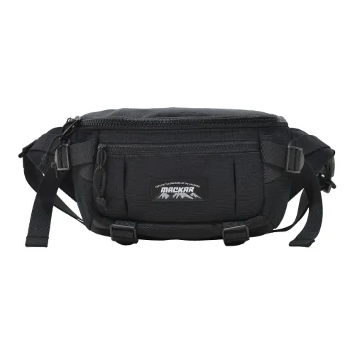 MACKAR UNKNOWN STRENGTH Нет Емкость Через плечо Бананка Нейлон Черный Унисекс