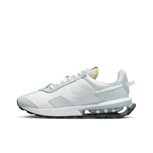 Nike Air Max Pre Day Белый цвет вершины Низкий Топ Кэжуал Унисекс Серый Белый