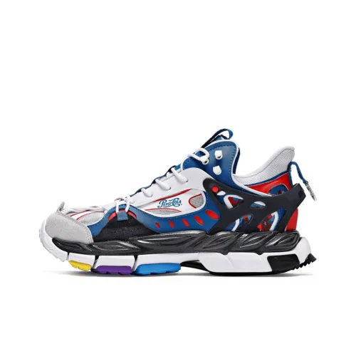 361° Амортизация Покрытие Низкий Верх Повседневный Мужской Submarine Синий