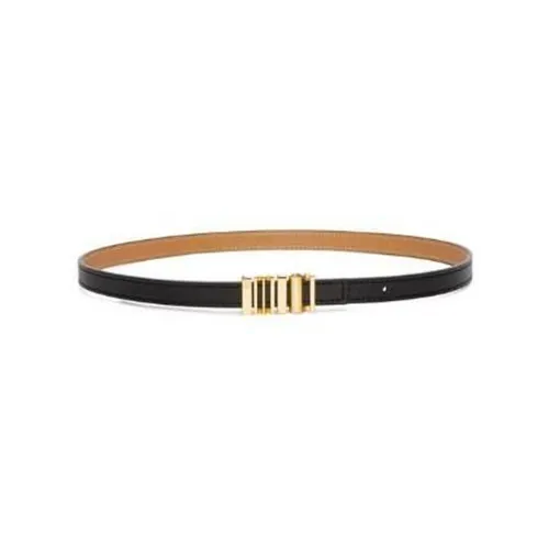 LOEWE Ремни из коровьей кожи, черные, женские