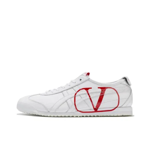 Onitsuka Tiger MEXICO 66 Износостойкий и Легкий Низкий Топ Casual Унисекс Белый