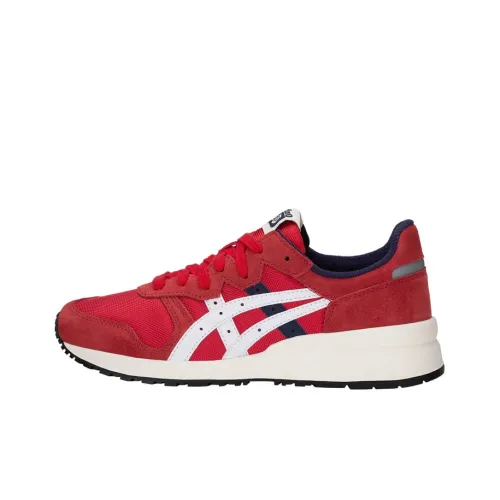 Onitsuka Tiger Ally Slip Resistant Abrasion Resistant Низкий Топ Повседневная Обувь Унисекс Красный