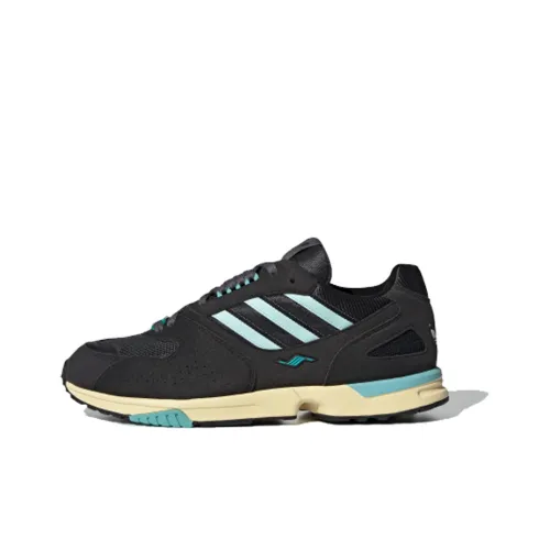 Adidas Originals ZX 4000 Slip-Resistant Низкий Топ Повседневная Обувь Мужская Углеродно-Черный