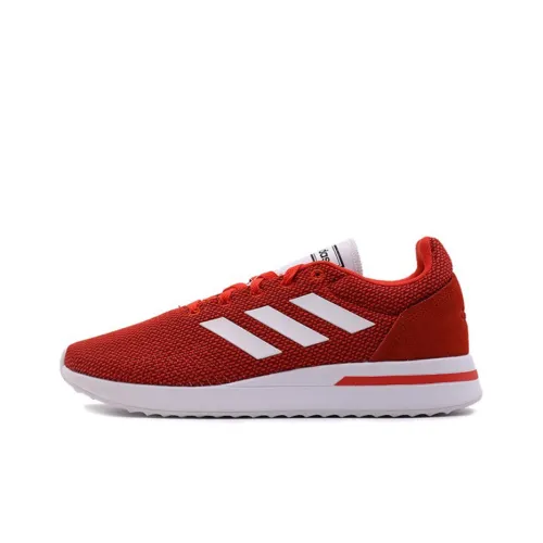 ADIDAS NEO Run 70S Slip Резистентный и Дышащий Низкий Топ Casual Мужской Красный Белый