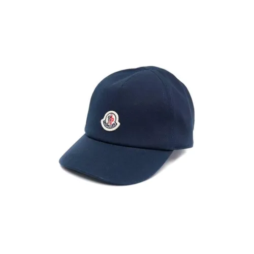 Moncler Хлопковая кепка синего цвета для детей