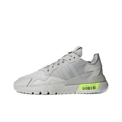 Adidas Originals Nite Jogger Шокабойеры Устойчивый к истиранию Низкий Топ Кэжуал Унисекс Серый