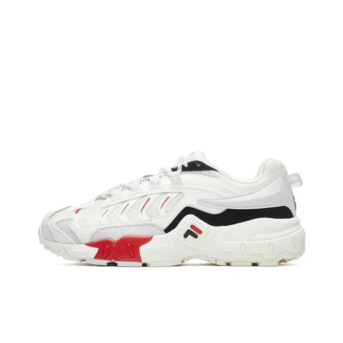 FILA Ravagement 1 Амортизация Дышащий Легкий Низкий Топ Casual Женский Белый Красный Черный