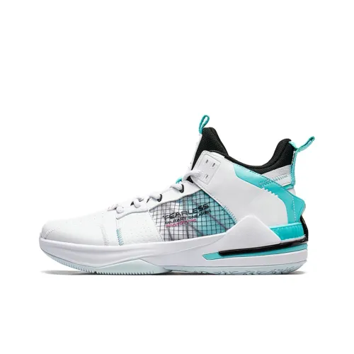 XTEP Амортизаторы Шок-абсорбирующие Устойчивые к истиранию MID Топ Спортивная повседневная обувь Мужская Белый Зеленый