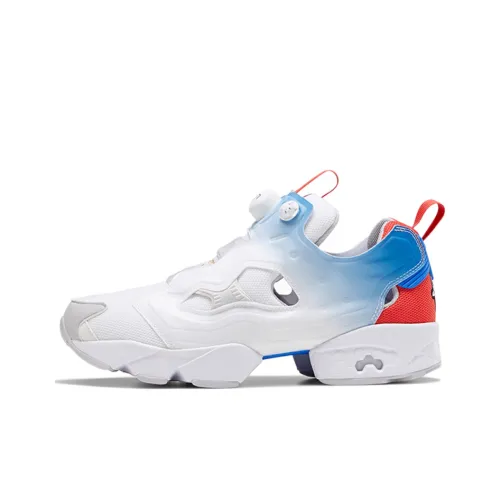 Reebok совместный Instapump Fury Амортизация Низкий Топ Повседневный Унисекс Синий Белый Градиент