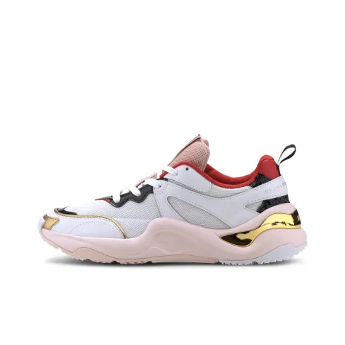 Charlotte Olympia X PUMA Step Stitch Low Top Casual Женские Белый Розовый