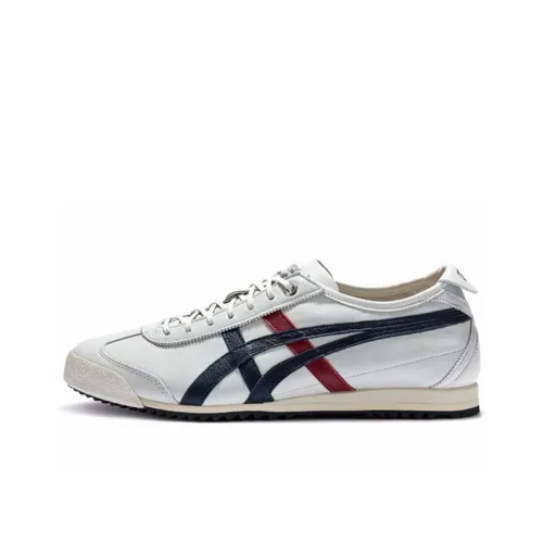 Onitsuka Tiger MEXICO 66 Нескользящий Легкий Низкий Топ Повседневный Унисекс Морской Синий
