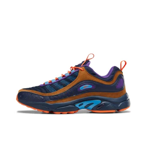 Reebok Daytona DMX II Амортизация и Дышащий Низкий Топ Повседневная Обувь Унисекс Синий Фиолетовый