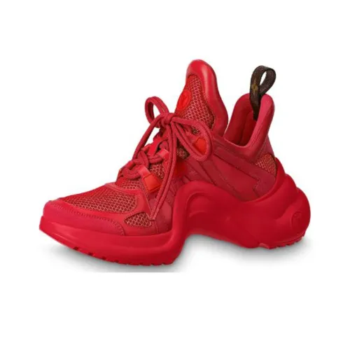 LOUIS VUITTON Archlight Low Топ Повседневная обувь Женская Красная