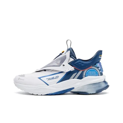 361° Gundam Angel Низкий Топ Спортивная Повседневная Обувь Мужская Серый Синий