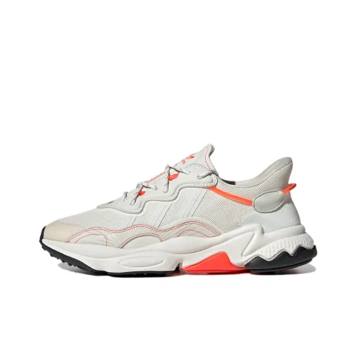 Adidas Originals Ozweego Низ Прочный Устойчивый к истиранию Низкий Топ Повседневный Унисекс Бежевый Оранжевый