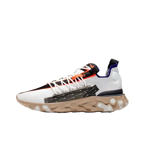 Nike ISPA Амортизаторы Устойчивый к истиранию Низкий Топ Кэжуал Унисекс Белый