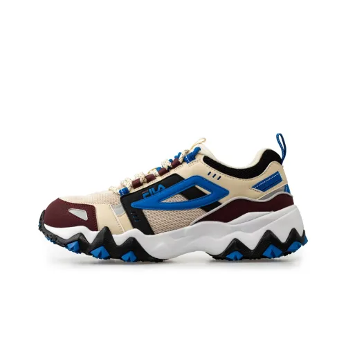 FILA FUSION Fellow Oakmont Low Топ Беговые кроссовки Мужской Черный Белый Синий