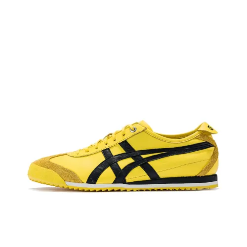 Onitsuka Tiger MEXICO 66 CD Амортизация Низкий Топ Повседневная Обувь Унисекс Желтый Черный