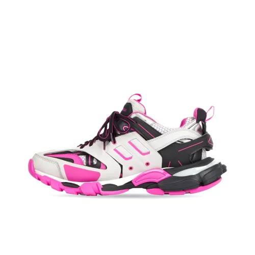 Balenciaga Track Дышащий Низкий Топ Спортивная Повседневная Обувь Женская Розовый Черный