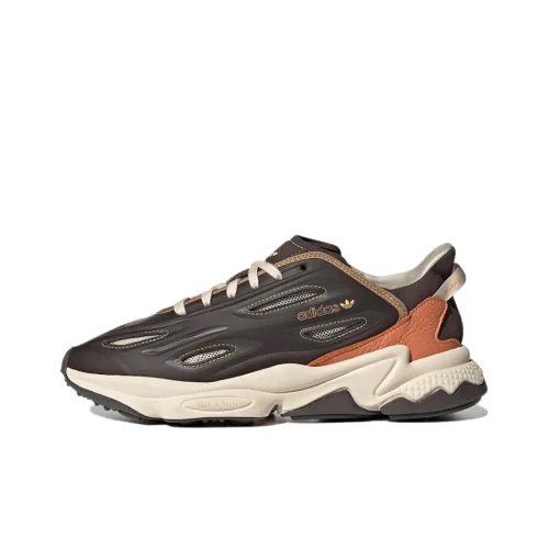Adidas Originals Ozweego Celo Устойчивый к истиранию Низкий Топ Спортивная Повседневная Обувь Унисекс Коричневый