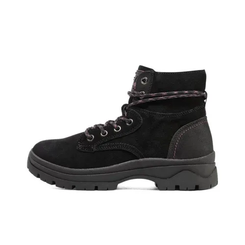 Skechers BOBS BROADIES Crew Martin Boot Женские Чисто черный