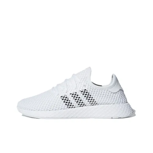 Adidas Originals Deerupt Амортизация Противоскользящий Устойчивый к истиранию Баланс Низкий Топ Повседневная обувь Унисекс Белый