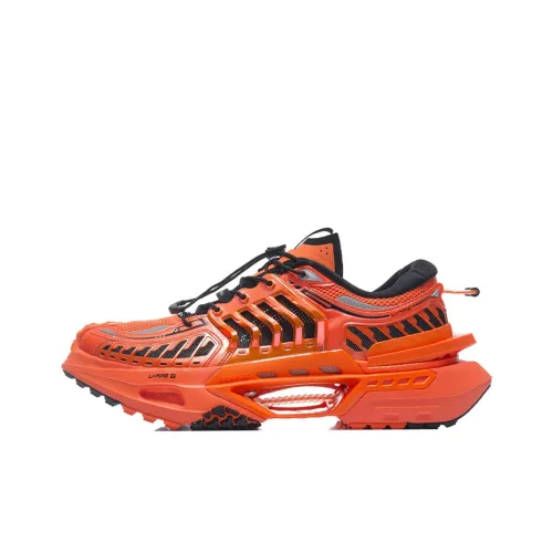 ЛИНЕЙКА Амортизация Стойкий к растрескиванию Покрытие Низкая поддержка Повседневный низ Мужской Оранжевый Черный