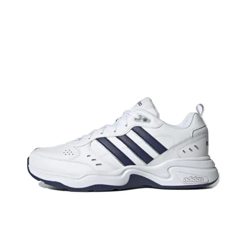 ADIDAS NEO Strutter Амортизация Устойчивость к низким температурам Баланс Легкий Низкий Топ Casual Унисекс Белый Синий
